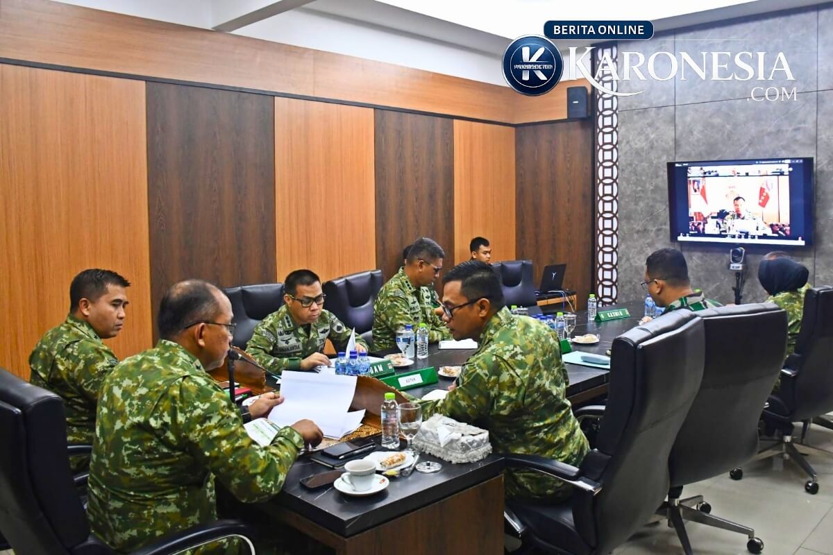Pangdam IV/Diponegoro ikuti vicon evaluasi pembangunan KDKMP