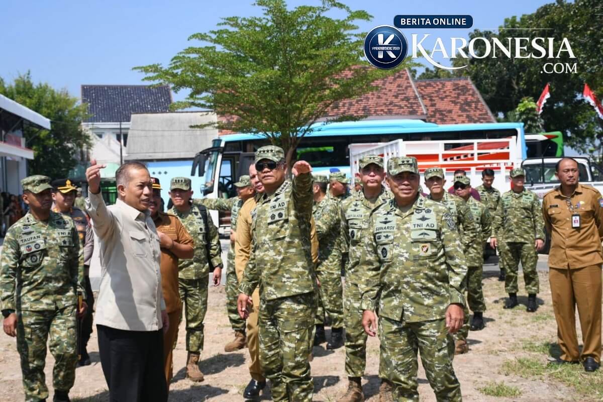 Wapang TNI tinjau lokasi KDKMP di Nganjuk