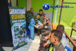Koramil 05/Balaraja Perkuat Kemanunggalan TNI Lewat Baksos Kesehatan “Jaga Jakarta On The Spot”