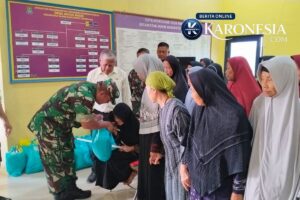 Bakti sosial Koramil Tigaraksa di Desa Ancol Pasir
