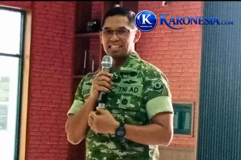 Kapendam Jaya Letkol Arh Noor Iskak menyampaikan sambutan di forum media Pendam Jaya 2026