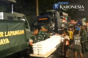 Kodim Jakarta Pusat Gerak Cepat Bantu 734 Pengungsi Kebakaran Kemayoran
