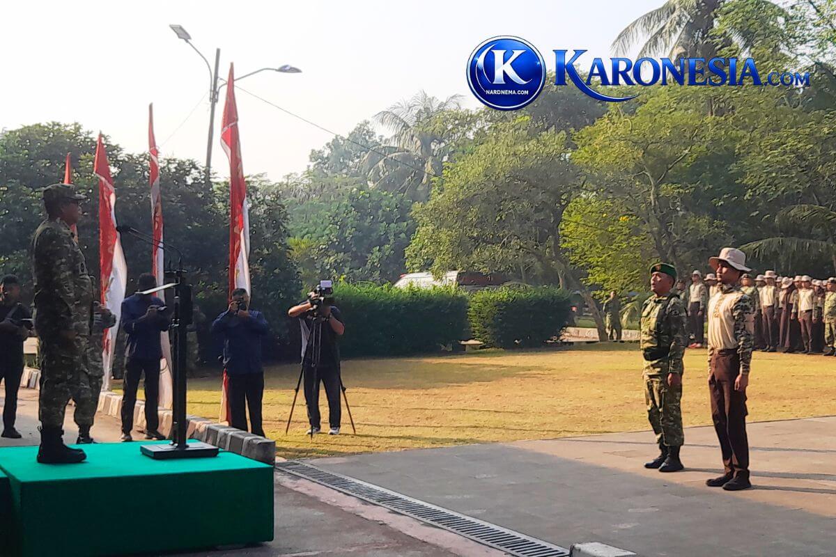 Upacara pembukaan Persami KKRI Gelombang V 2026 di Curug