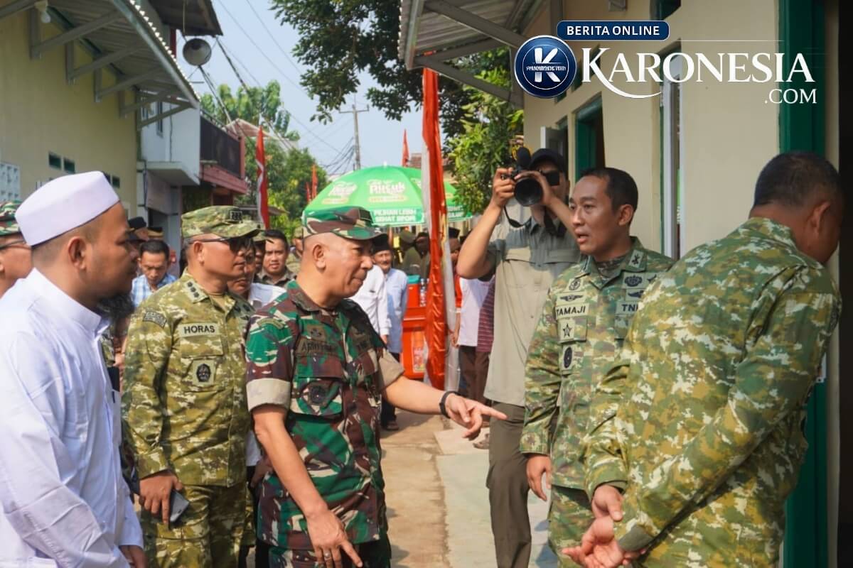 Danrem 052 meninjau fasilitas Ponpes Darussalamah bersama Tim Sterad