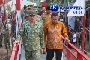 Pangdam Jaya Resmikan Dua Jembatan Garuda, Dorong Ekonomi Warga