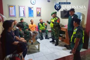 Patroli Malam Babinsa Jati Asih Jaga Kondusivitas