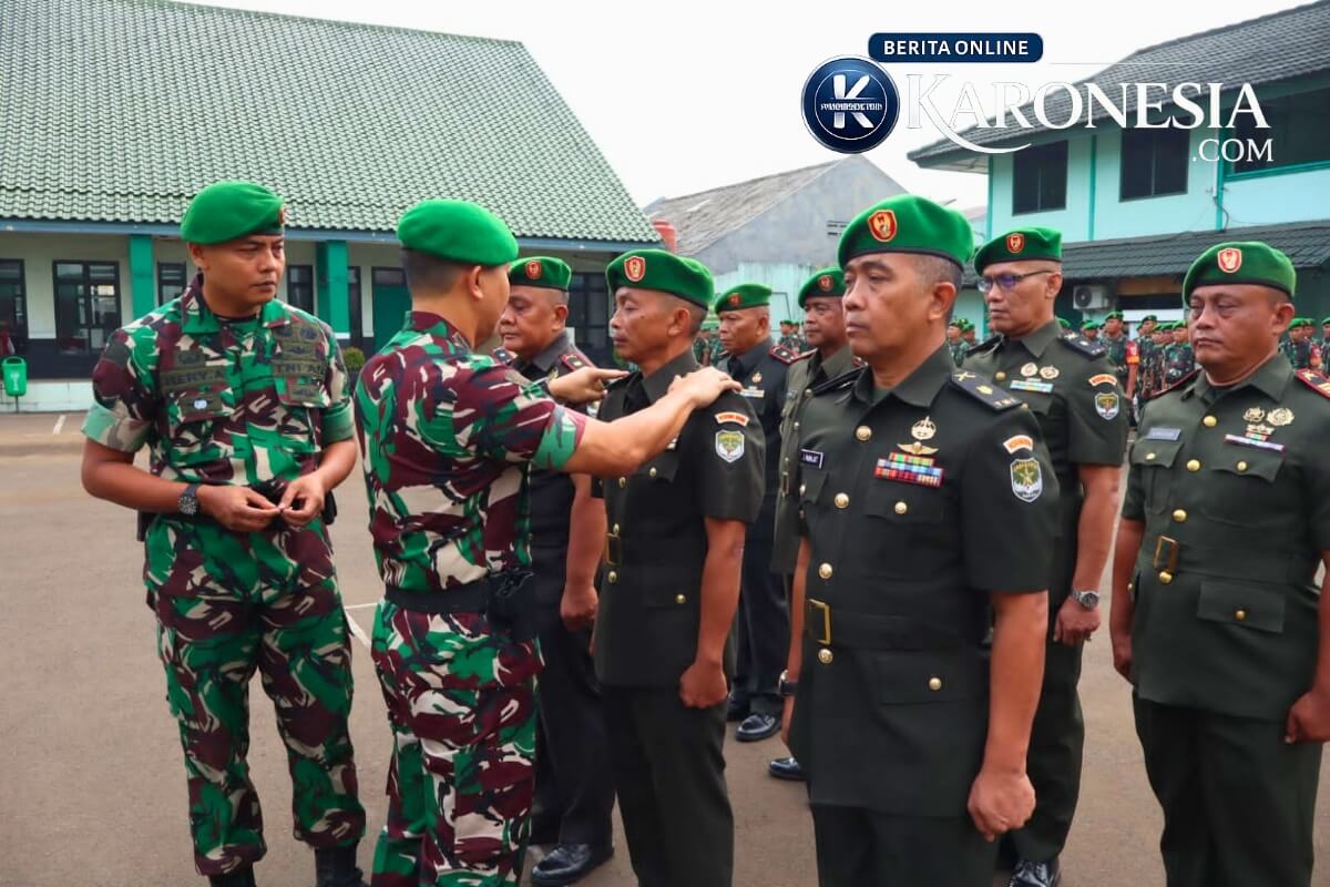 Dandim 0506 Tangerang memimpin sertijab Danramil dan tradisi korps
