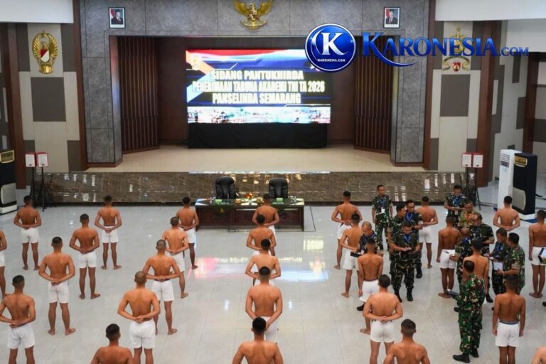 Sidang Pantukhir calon taruna Akademi TNI 2026 Panselinda Semarang