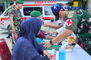 TNI Gelar Bakti Kesehatan Gratis untuk Warga CFD Bekasi