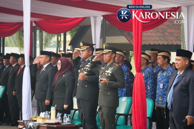 Dandim 0510/Tigaraksa dan pejabat Forkopimda mengikuti Upacara Hari Lahir Pancasila 2026 di Tigaraksa