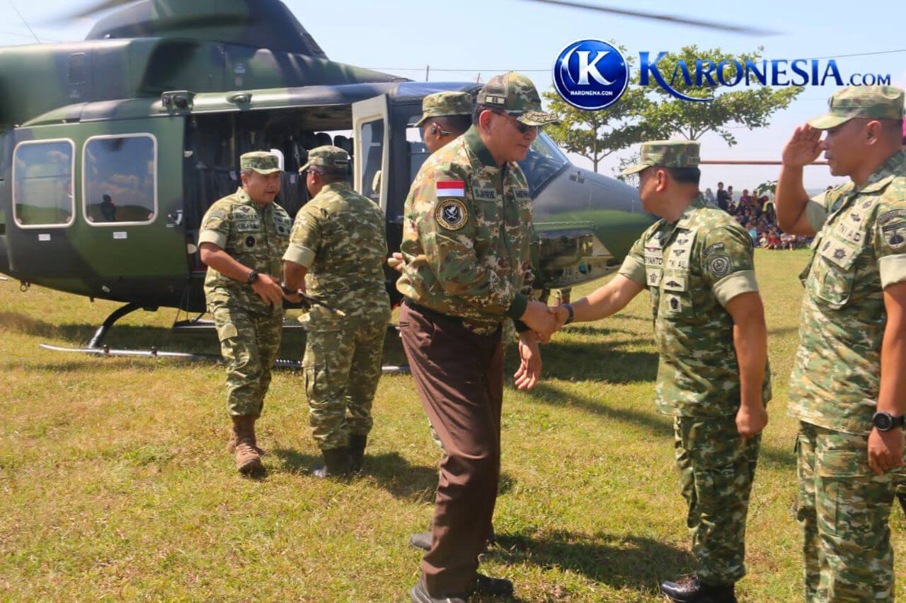 Perkuat TNI AD, Menhan Sjafrie Sjamsoeddin Inspeksi 3 Batalyon Baru