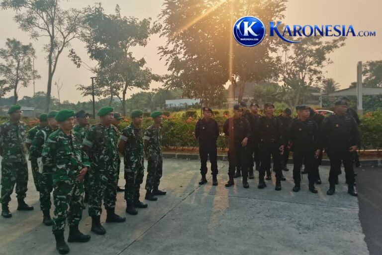 Apel pengamanan gabungan TNI Polri jelang Gigs Festival Tangerang