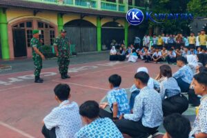 Babinsa Tangerang Latih 425 Siswa Baru PBB dan Wasbang