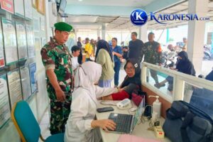 Koramil 05/Ciputat Gelar Pemeriksaan Kesehatan Gratis, 20 Warga Manfaatkan Layanan