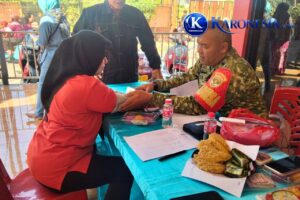 Koramil 06/Cakung Gelar Bakti Kesehatan Gratis bagi Warga Penggilingan