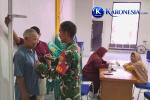 Antisipasi Pancaroba, Koramil Setu Periksa Kesehatan 100 Warga