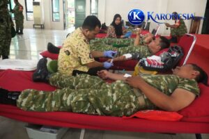 Donor Darah Kodim 0506/Tgr Lampaui Target, Kumpulkan 60 Kantong