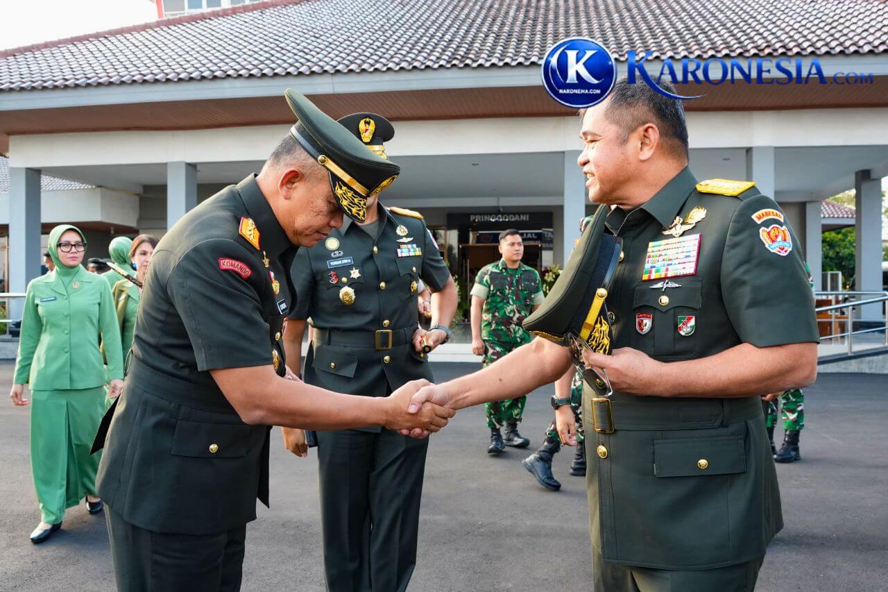 Kasad disambut Pangdam Diponegoro di Akmil