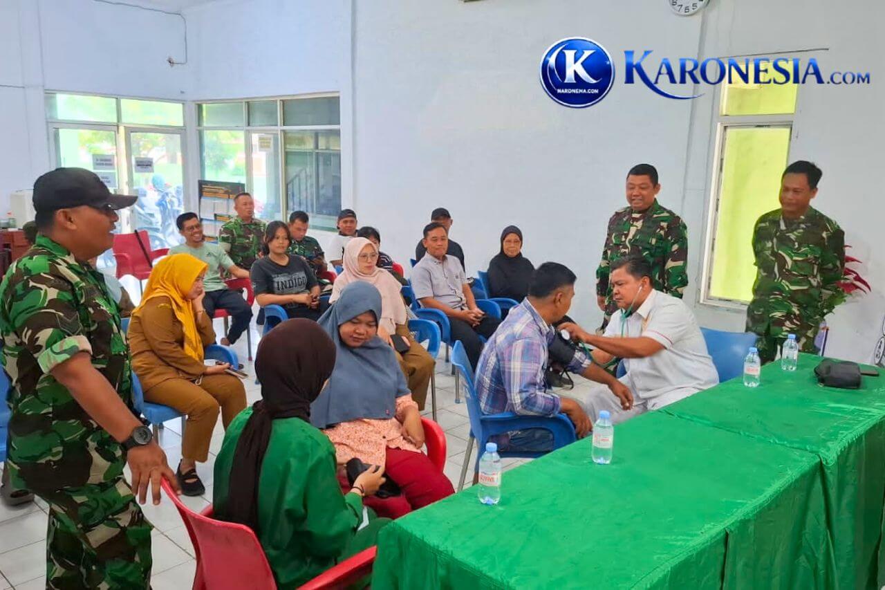 Kegiatan Komsos dan baksos Koramil 13/Cisoka