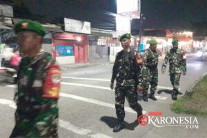 Cegah Gangguan Kamtibmas, Koramil Tigaraksa Gencarkan Patroli Gabungan