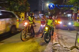 Tekan Potensi Kejahatan, Koramil Kranji dan Linmas Sisir Titik Rawan Bekasi