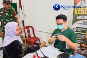Koramil 09/Mauk Beri Layanan Kesehatan Gratis Bagi Warga