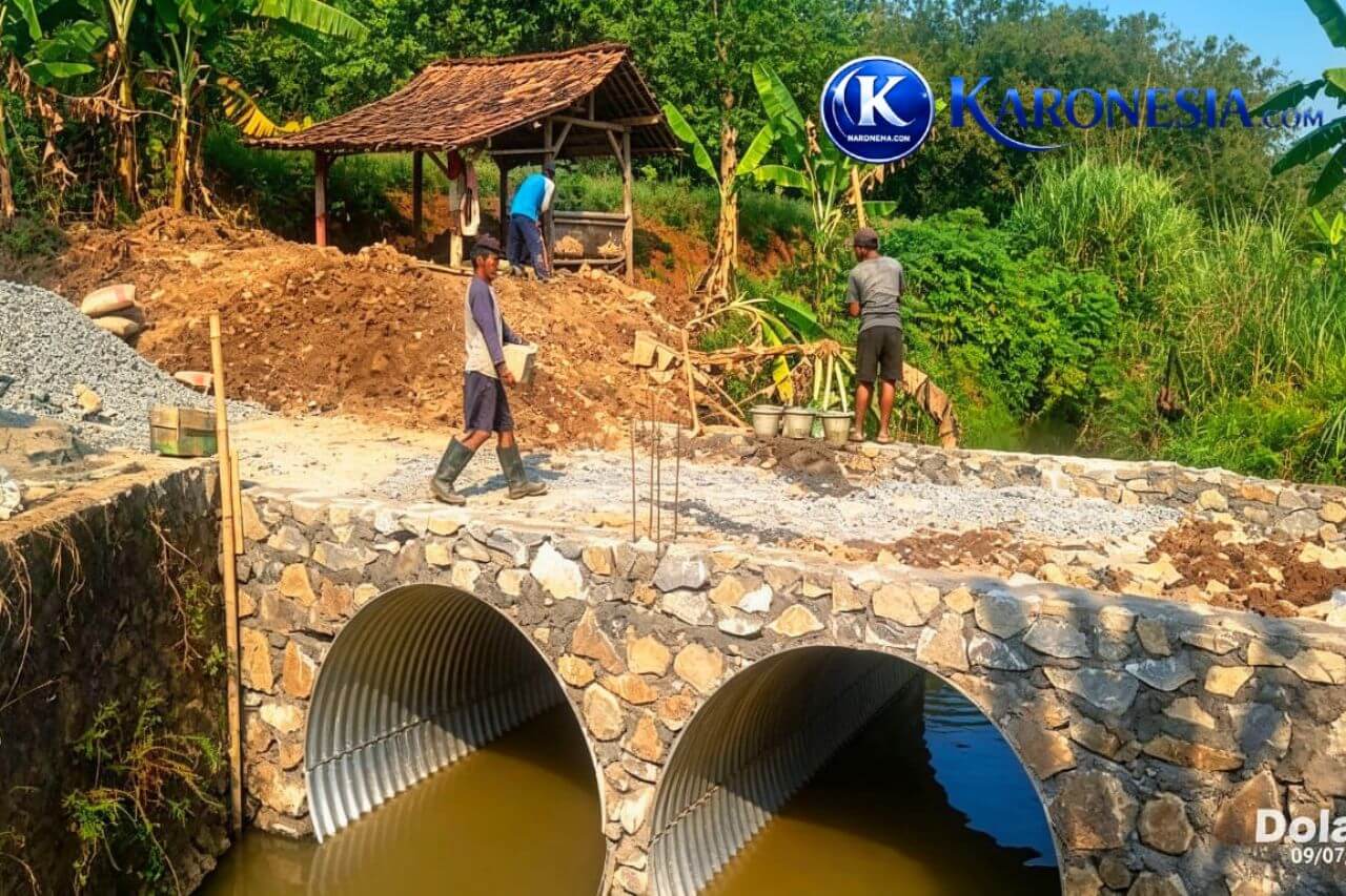 Pembangunan Jembatan Armco di Kecamatan Setu Kabupaten Bekasi