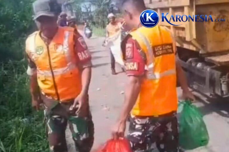 Satgas Sampah Kodim 0510/Tigaraksa bersihkan lingkungan desa