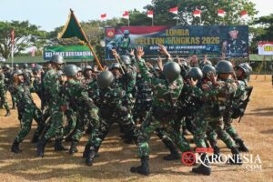 Kodam IV/Diponegoro Uji Ketangguhan Prajurit Lewat Lomba Ton Tangkas di Meteseh