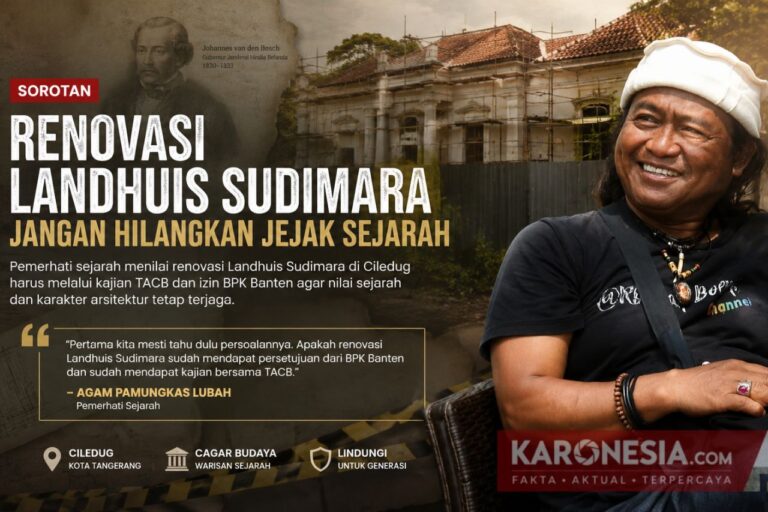 Agam Pamungkas Lubah, pemerhati sejarah yang menyoroti renovasi Landhuis Sudimara