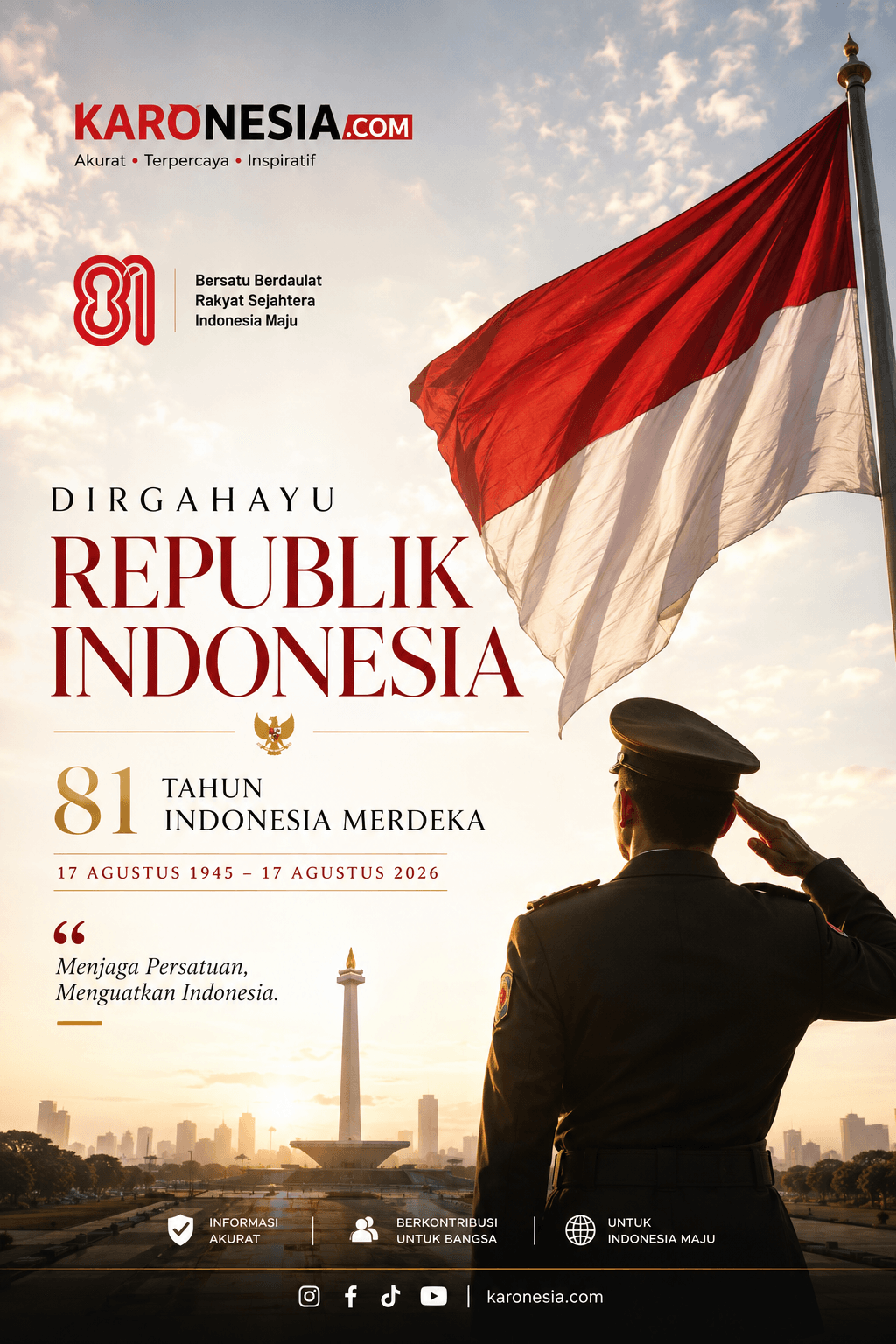 Dirgahayu RI ke-81 - Karonesia.com