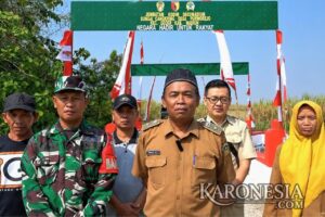 Jembatan Garuda baru di Desa Purworejo, Madiun