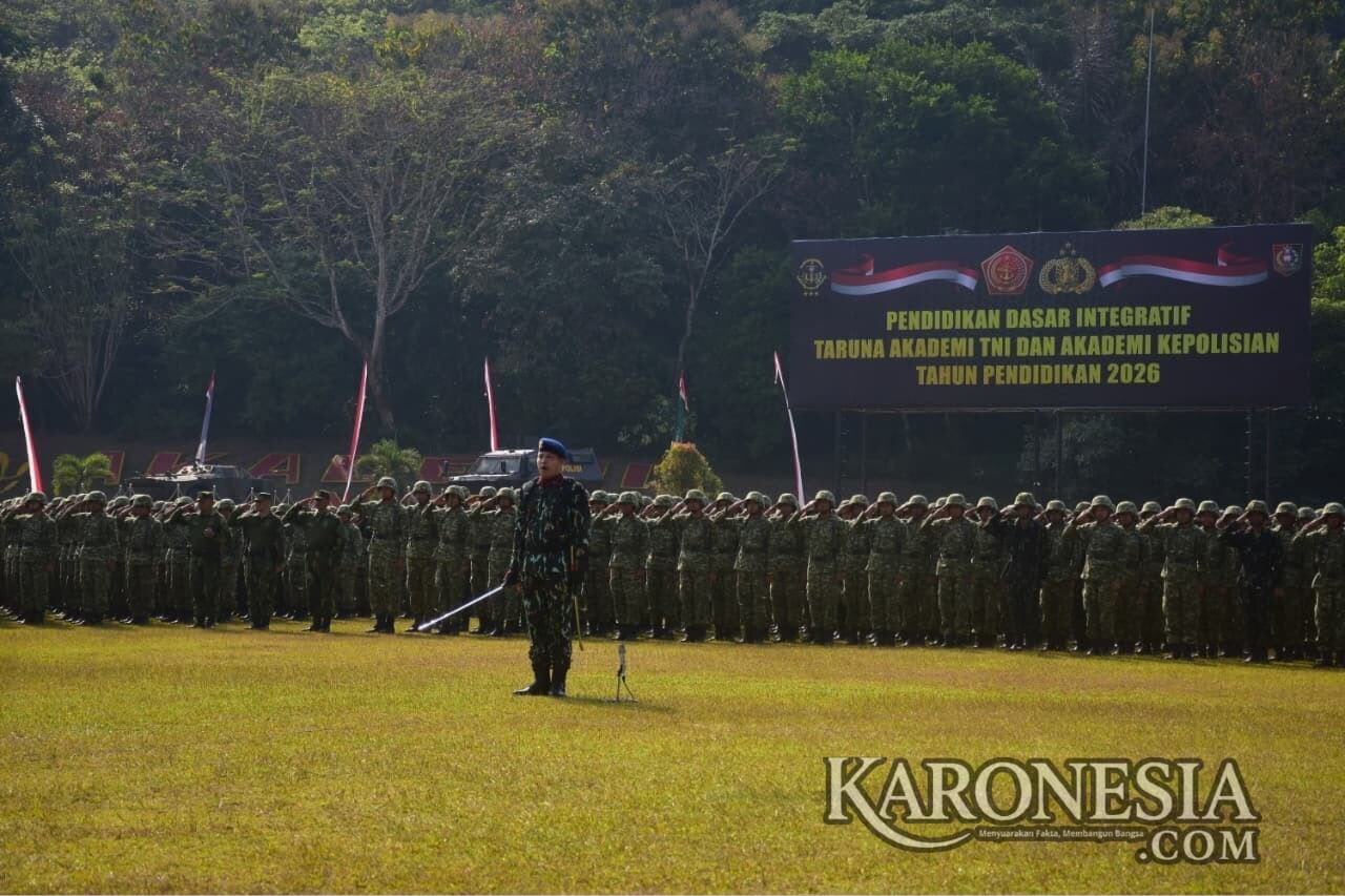 Upacara pembukaan Diksar Integratif Taruna TNI-Polri di Magelang