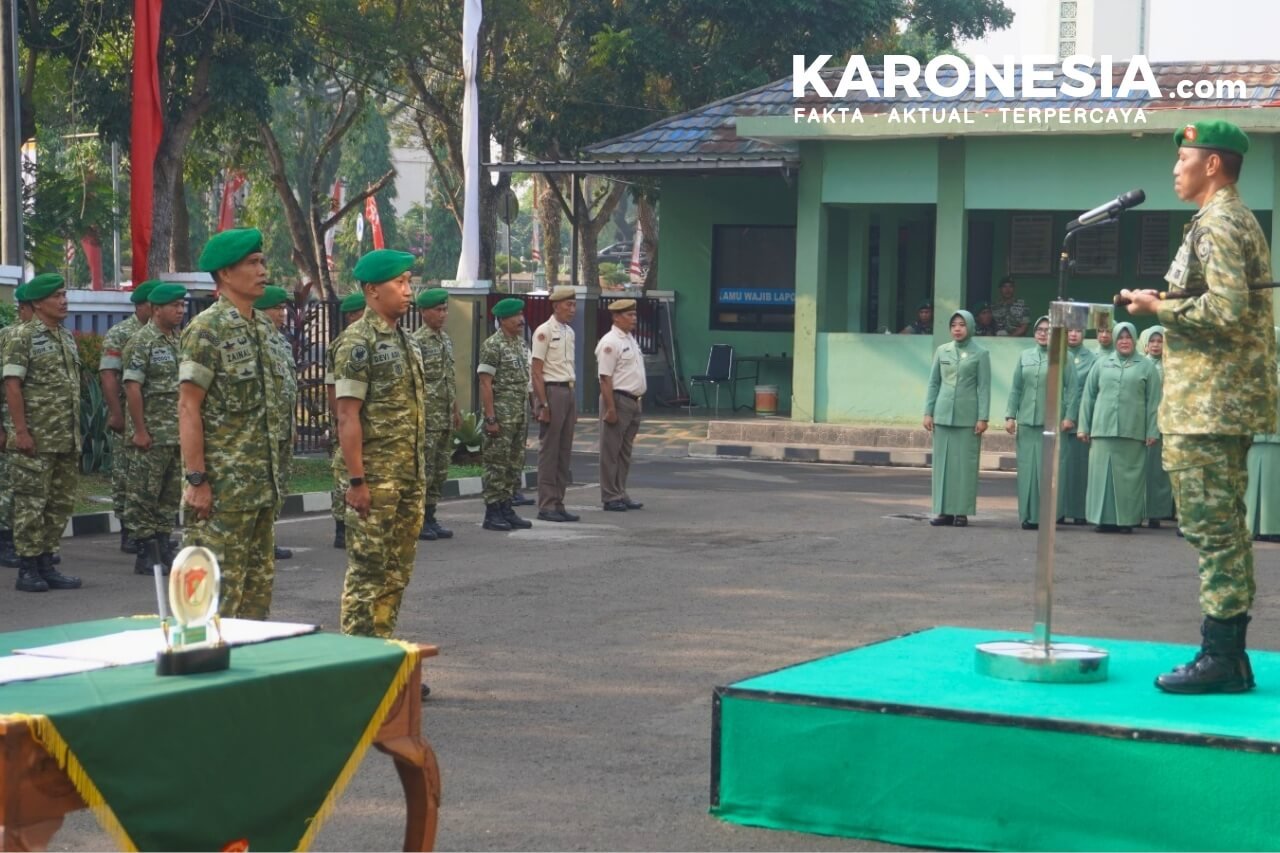 Upacara Tradisi Korps di Makodim 0510/Tigaraksa