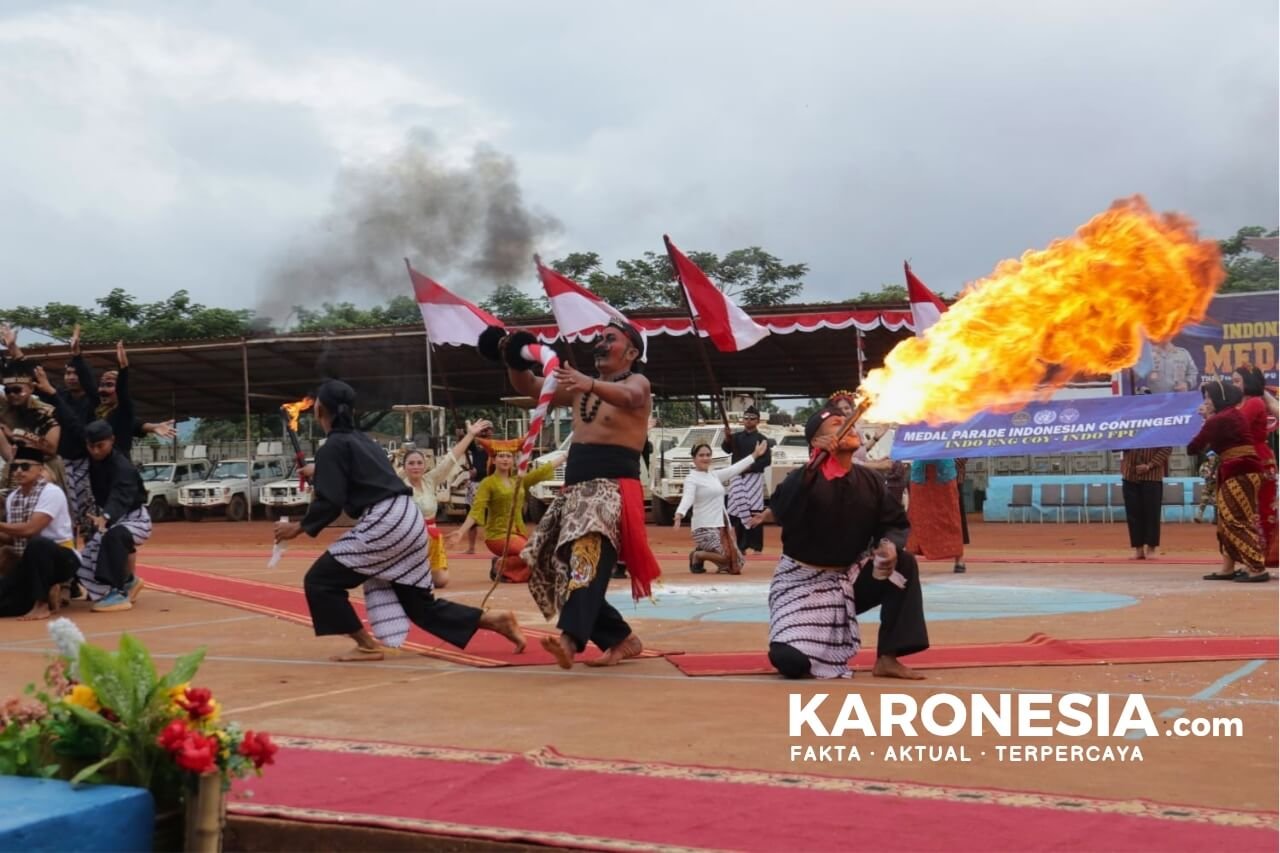 Parade medal Kontingen Indonesia