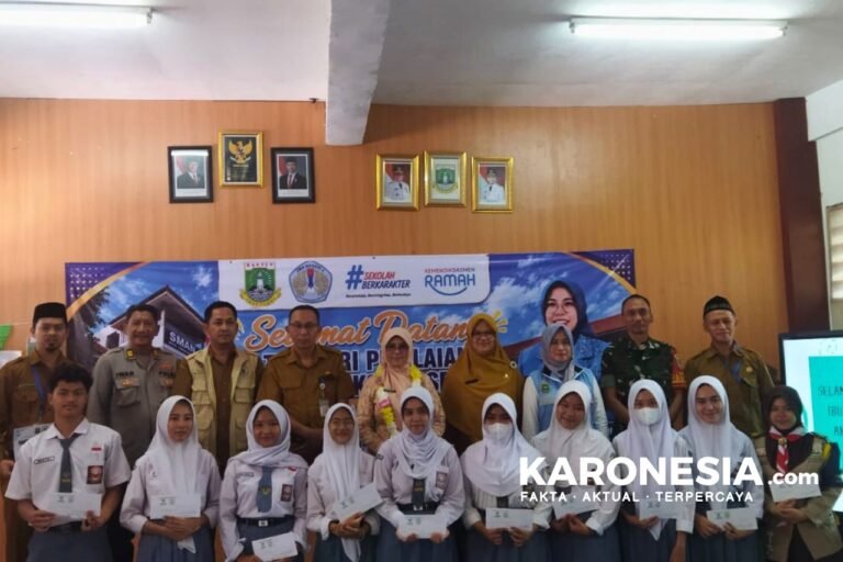 Babinsa Cireundeu hadiri penilaian Lomba Sekolah Sehat SMAN 8 Tangsel