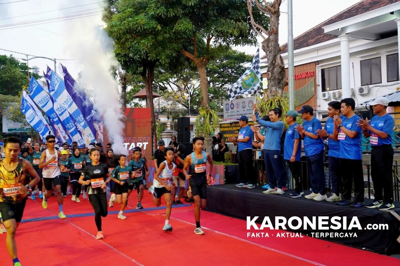 TNI beri dukungan pada ajang KAI Madiun Running Fest 2026.