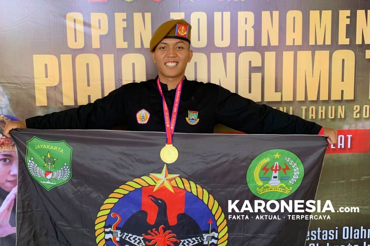 Pratu Wipmal raih medali emas Piala Panglima TNI 2026