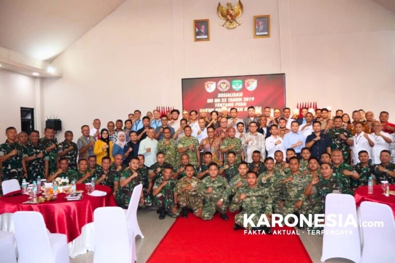 Peserta sosialisasi PSDN dan Komcad di Makodim 0506/Tangerang