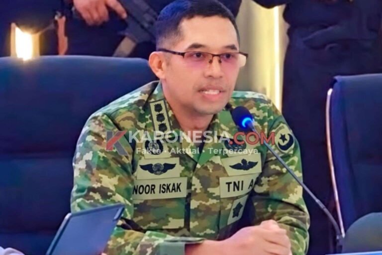 Kapendam Jaya Kolonel Inf Noor Iskak memberikan penjelasan