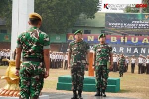 Dandim 0506 Tangerang dan Jajaran Perwira TNI Memimpin Upacara Persami KKRI 2026